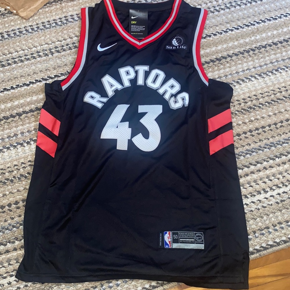 New NBA Raptors Nike Jersey Siakam #43 size 50